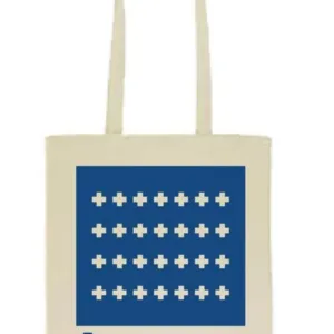 Irish Blue Cross Tote Bag